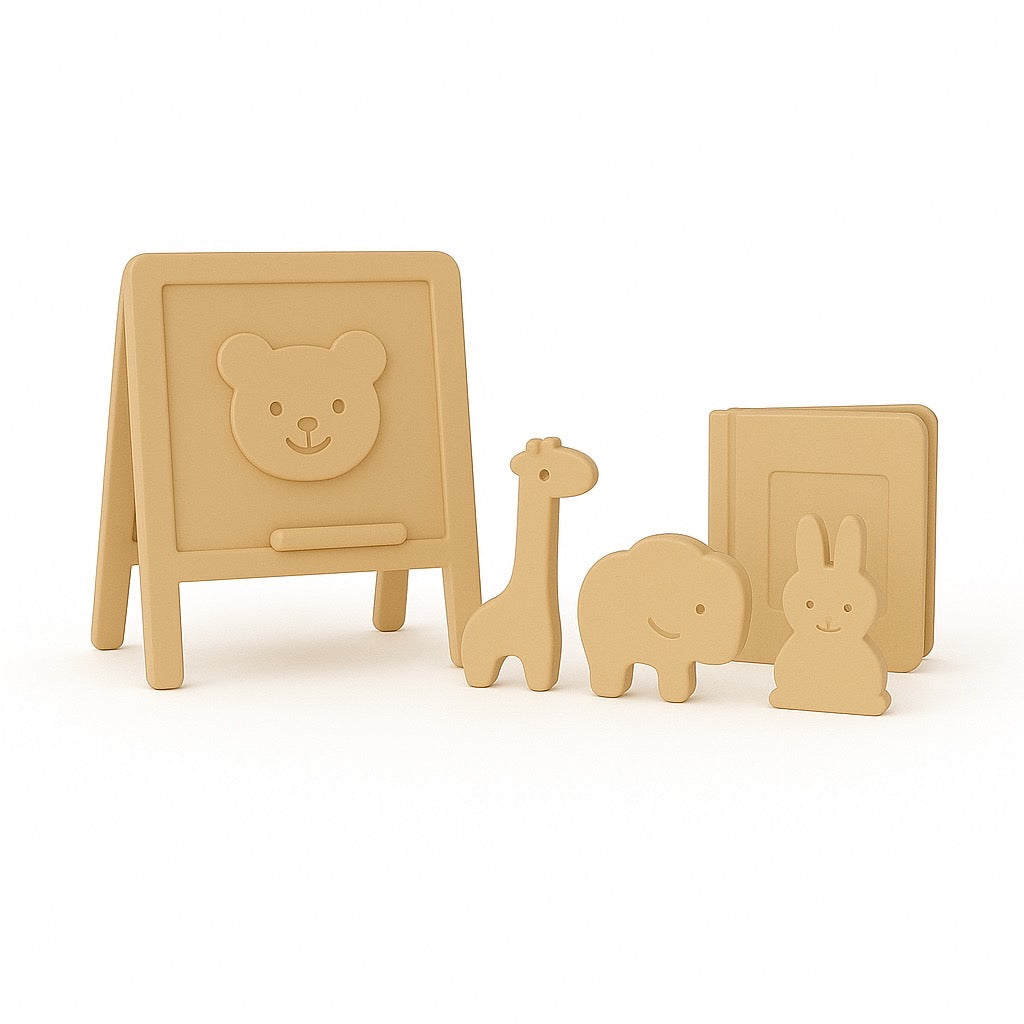 Knygelės, magnetiniai ir mediniai rinkinukai