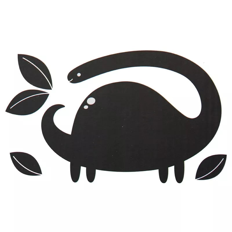 Juoda lipni kreidinė lenta Dinozauras