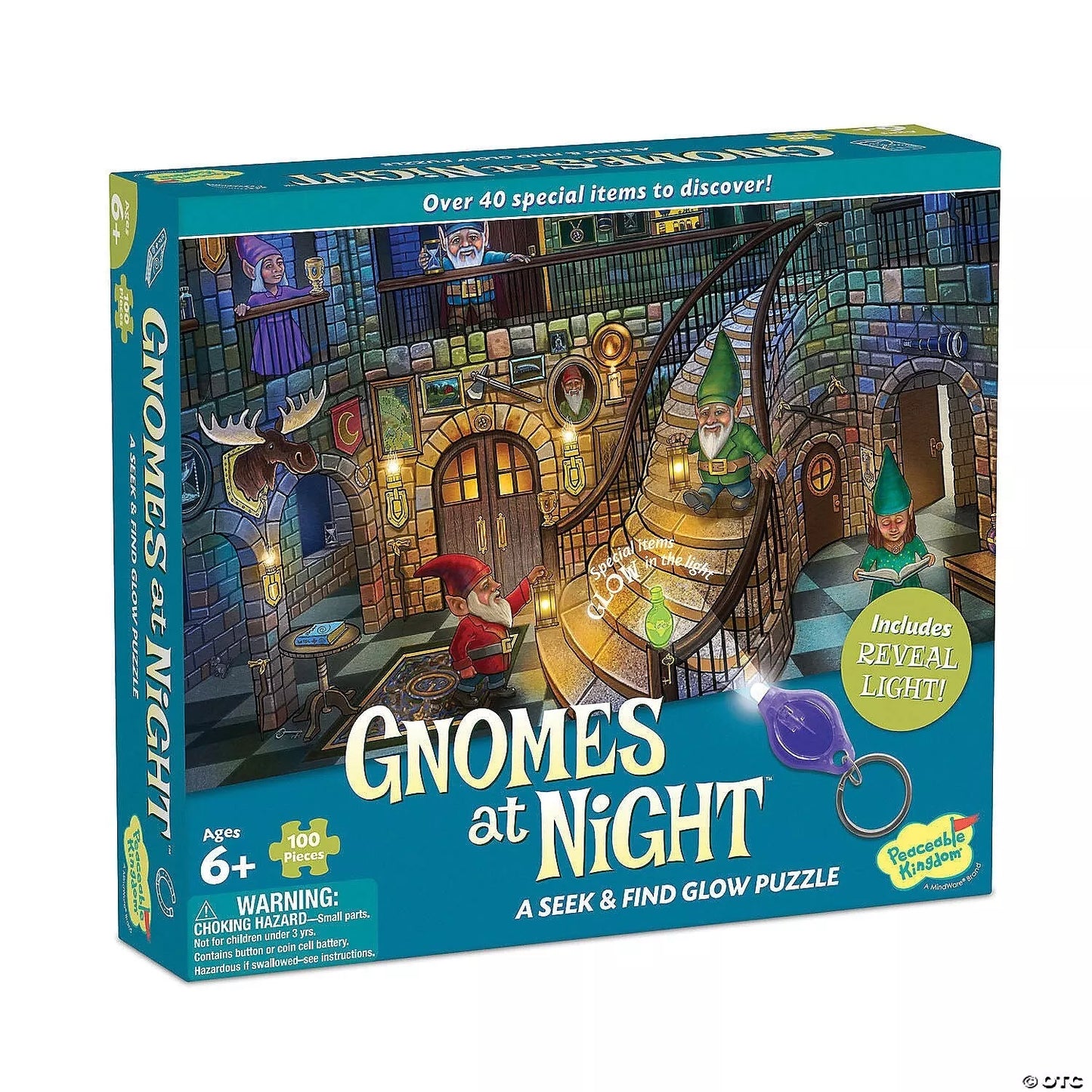 Pastabumo dėlionė „Gnomes at night“