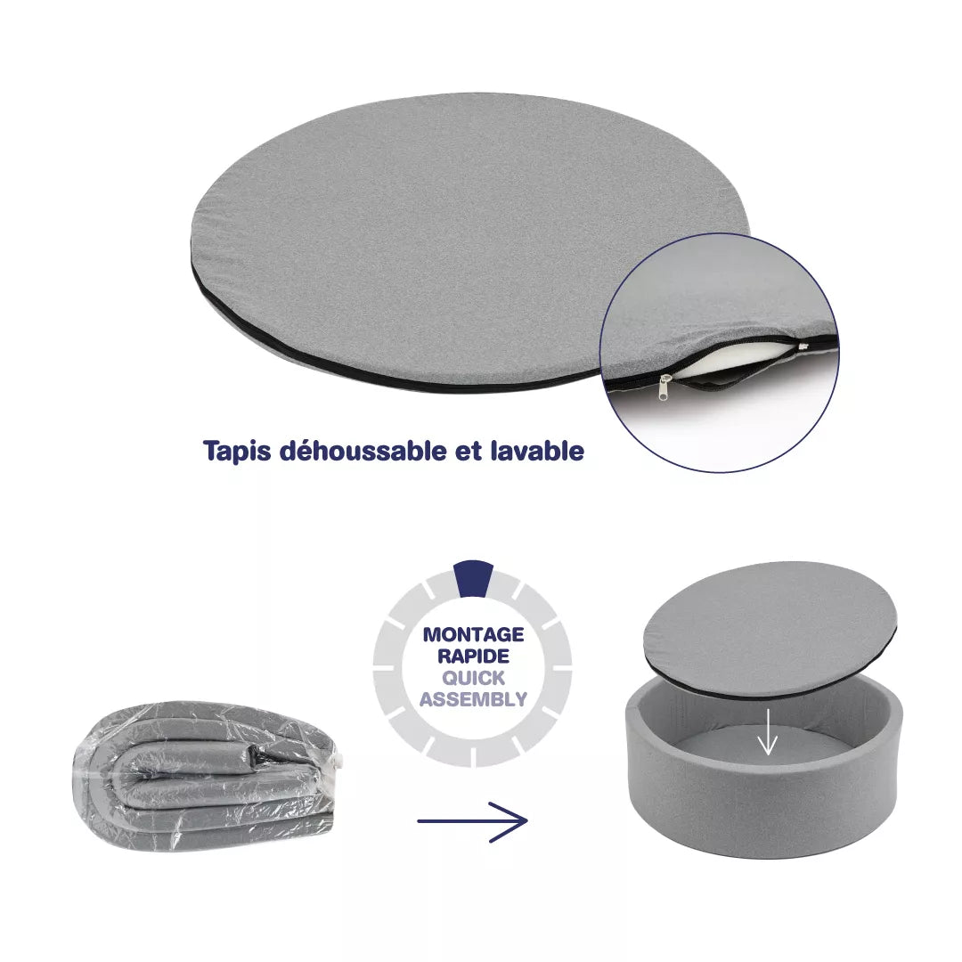 LUDI apvalus kamuoliukų baseinas