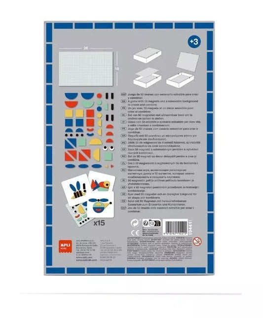 Kūrybinis magnetinis žaidimas – Formos