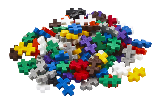 Plus Plus konstruktorius, pagrindinių spalvų, 100 det.