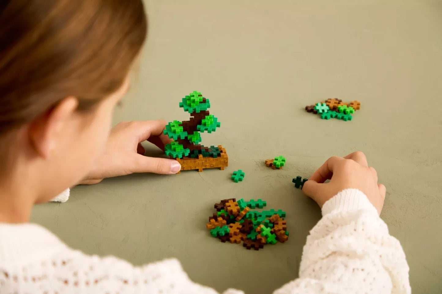 Plus Plus konstruktorius AUGALAI - žaliasis bonsas