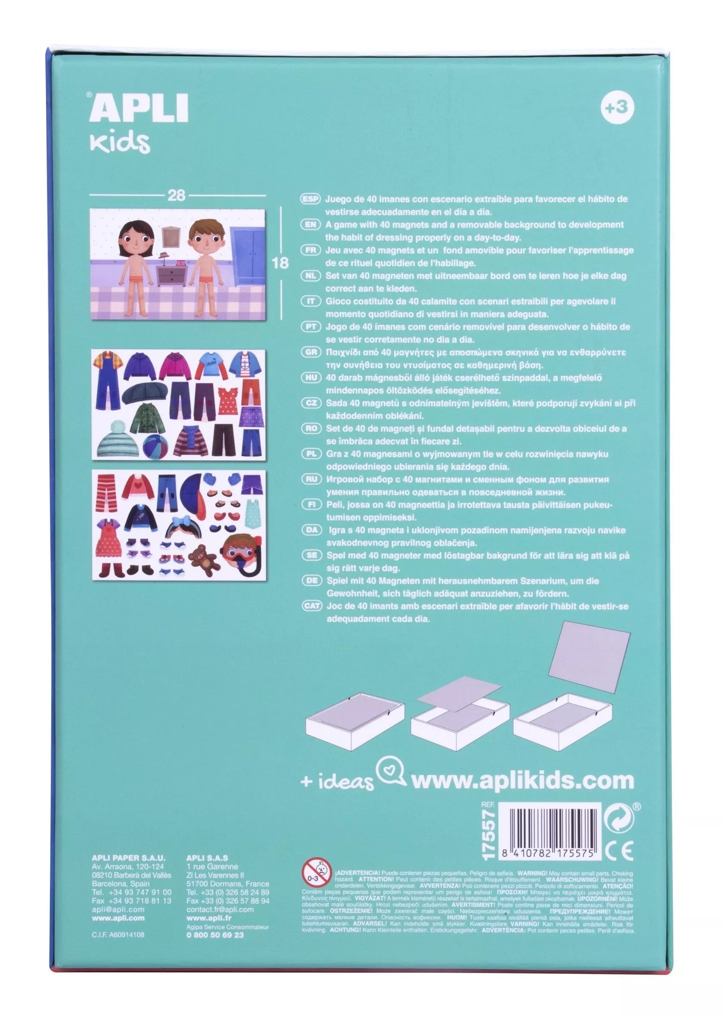 Magnetinis žaidimas-dėlionė „Apsirenkime”