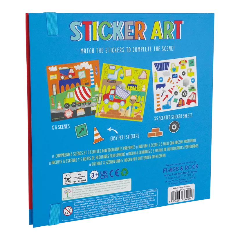 Knygelė su kvepiančiais lipdukais, Statybos