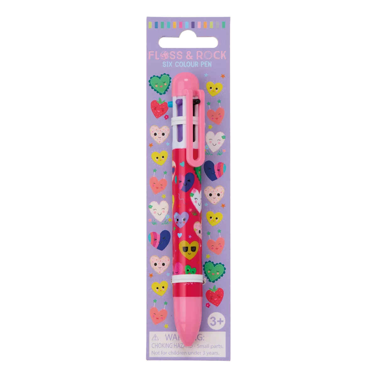 6 spalvų rašiklis, Širdelė