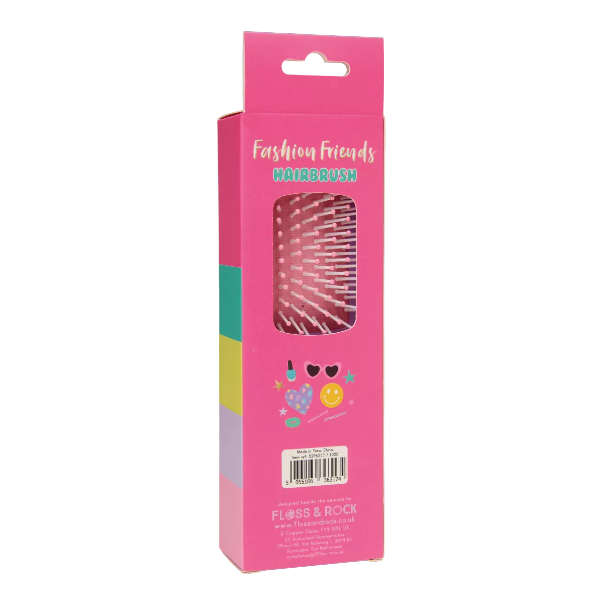 Plaukų šepetys, rožinis