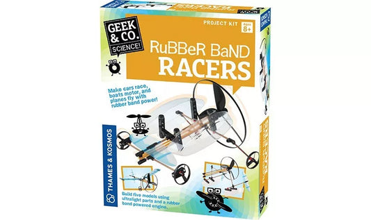 Geek&Co mokslinis rinkinys Rubber Band Racers