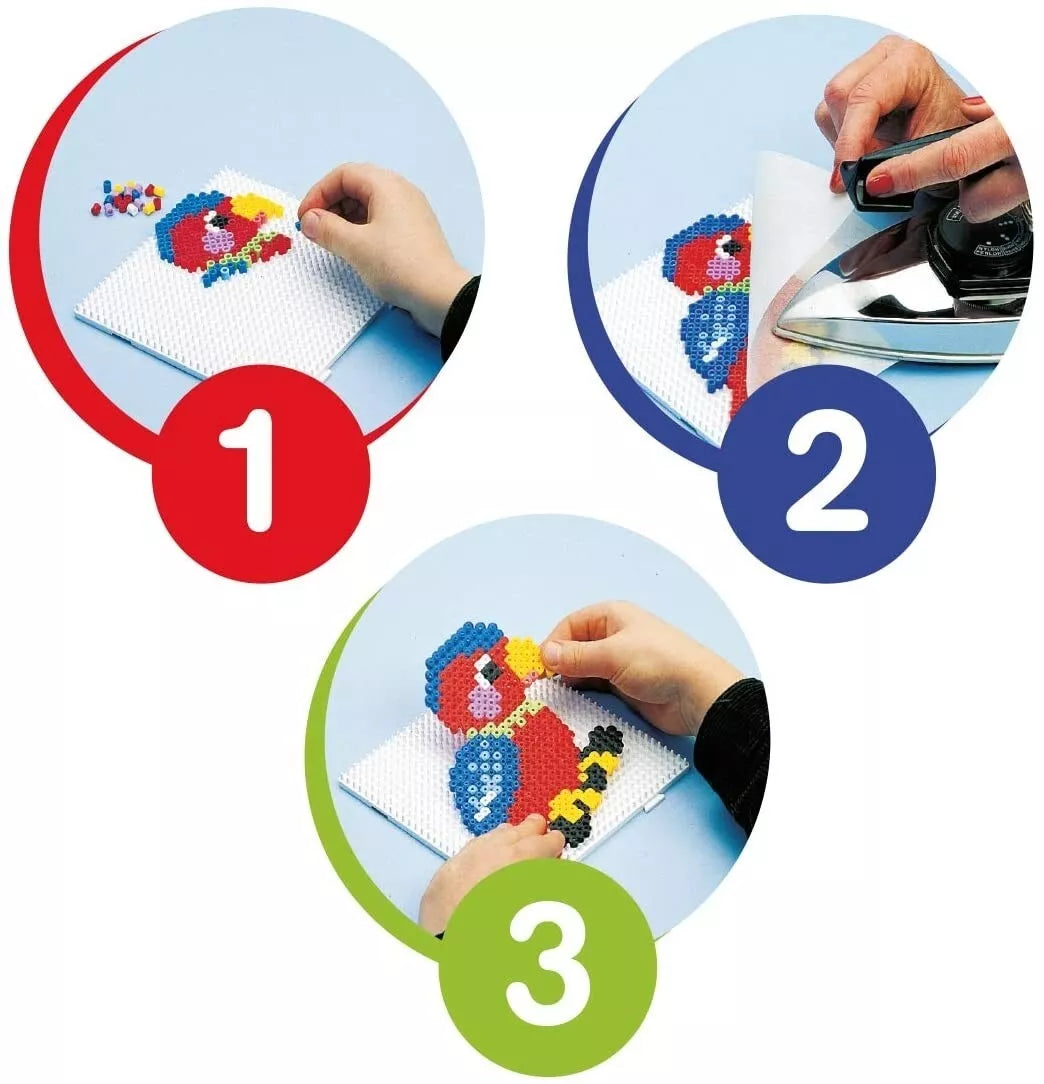 Hama MIDI karoliukai dėžutėje „Rožiniai kerai“