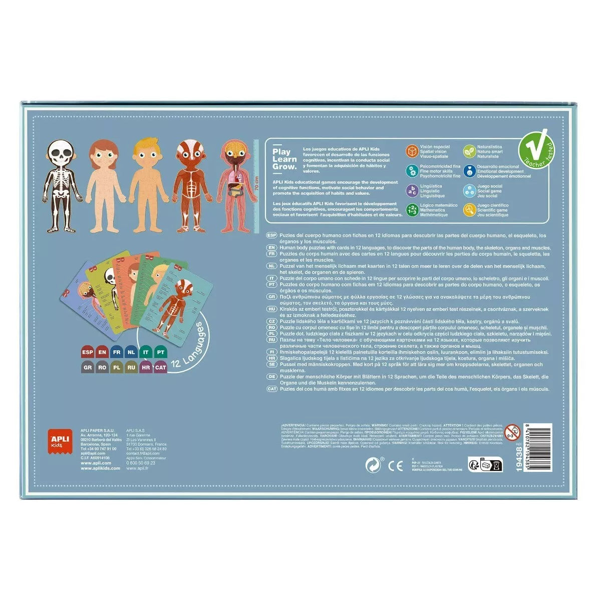 Edukacinė dėlionė „Žmogaus kūnas”