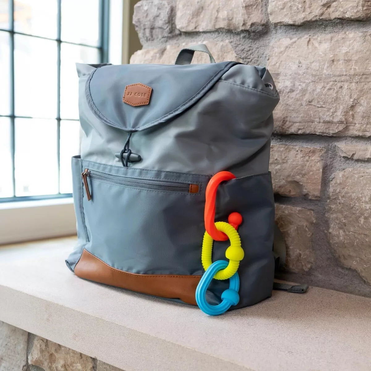 Fat Brain Toys sensoriniai žiedai „Plip Grips“