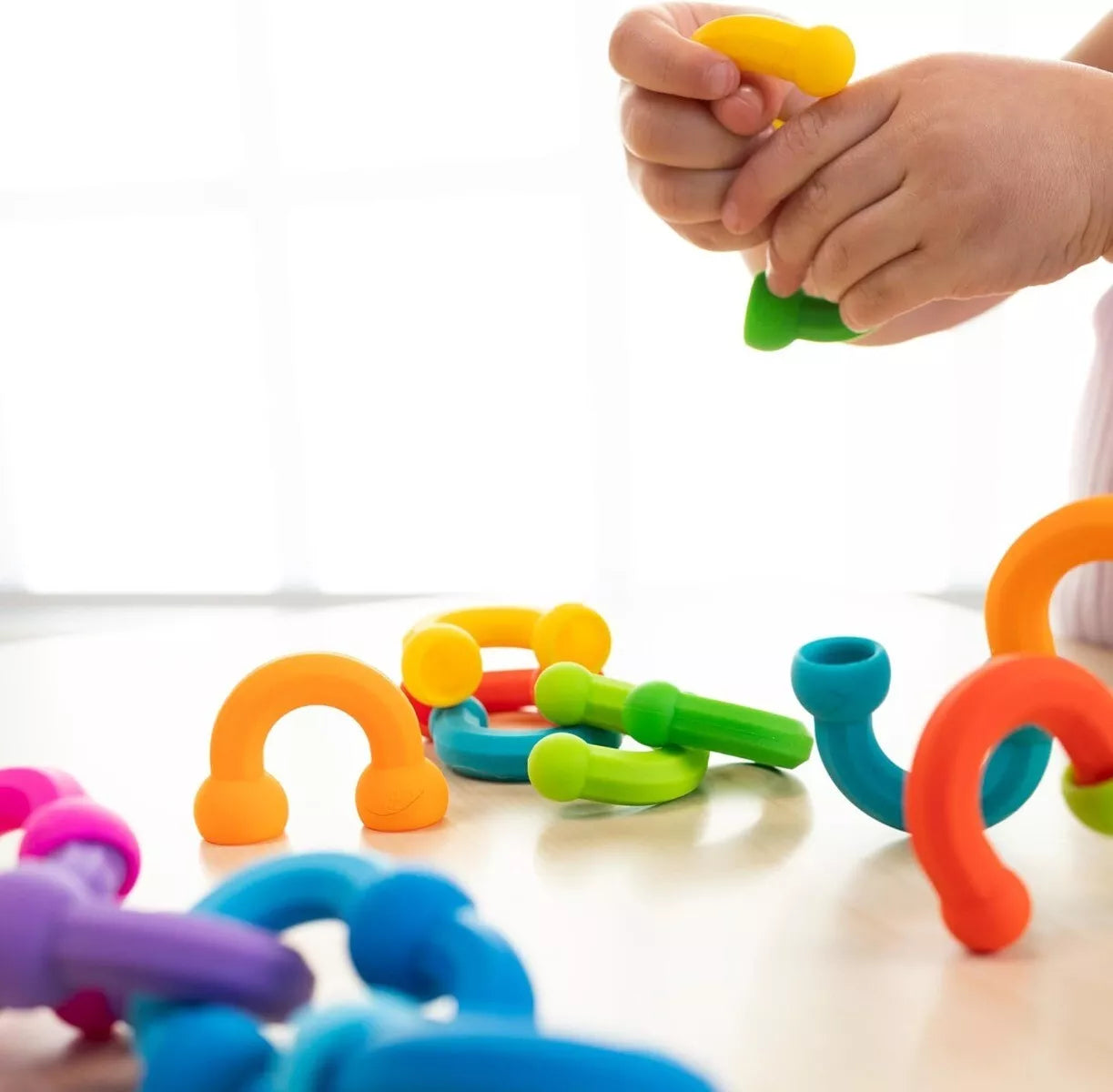 Fat Brain Toys kūrybinis konstruktorius „Plip Links“