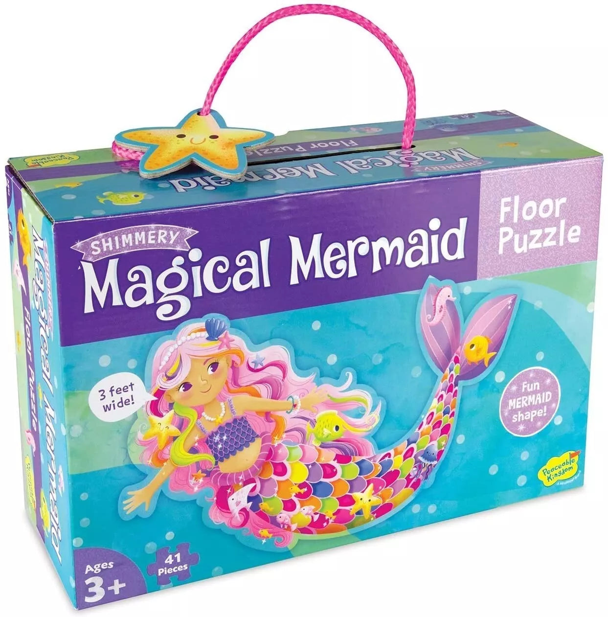 Grindų dėlionė „Magical Mermaid Floor Puzzle“