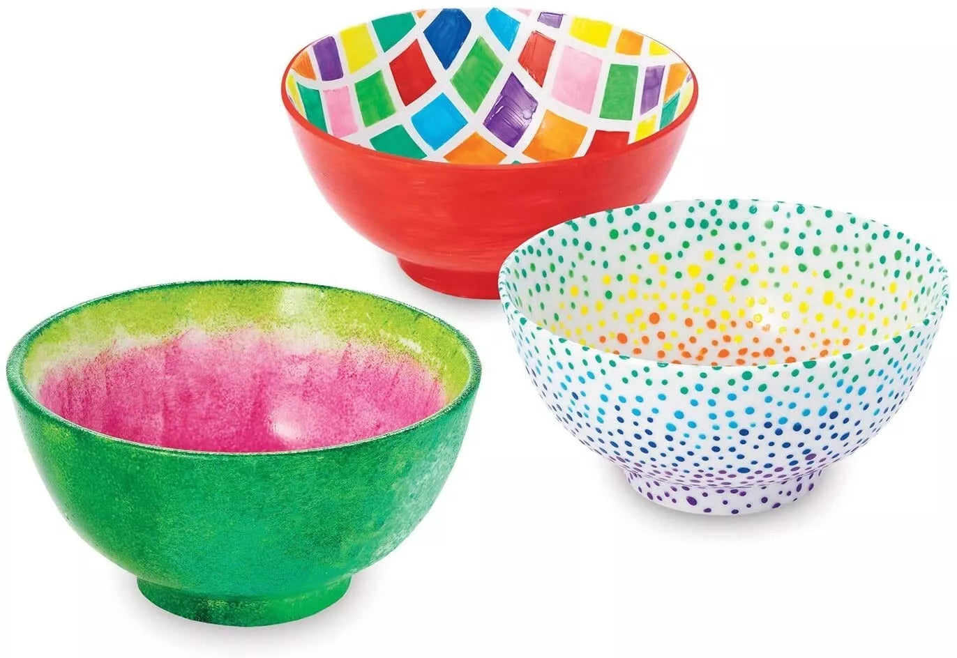 PAŽEISTA PAKUOTĖ: Kūrybinis rinkinys "Paint Your Own Porcelain Bowls"