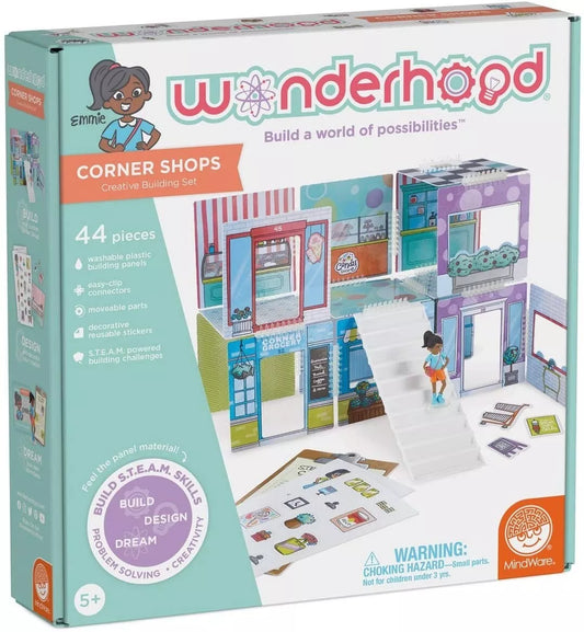 Wonderhood kūrybinis žaidimas „Corner Shops“