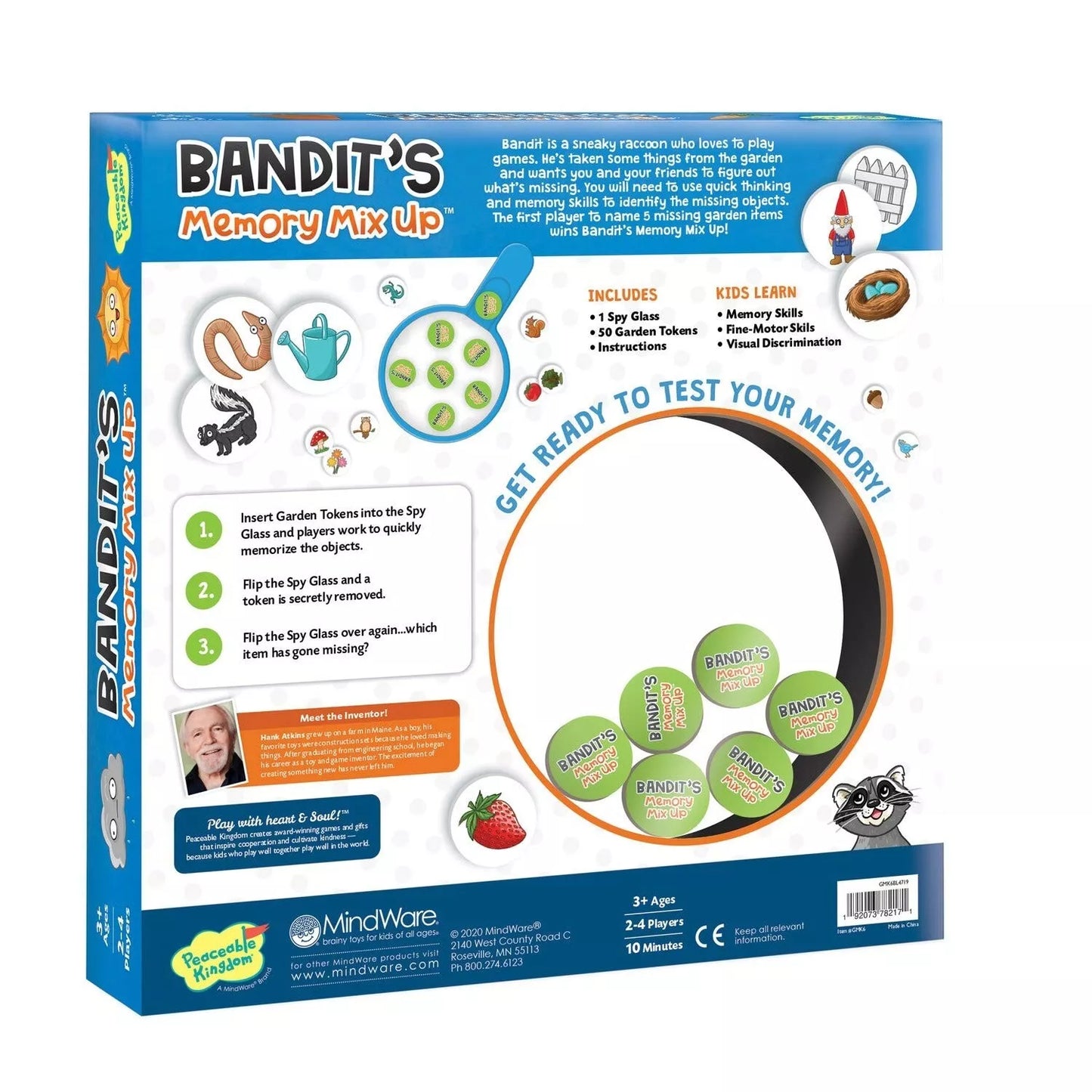 Atminties žaidimas „Bandit's Memory Mix Up“