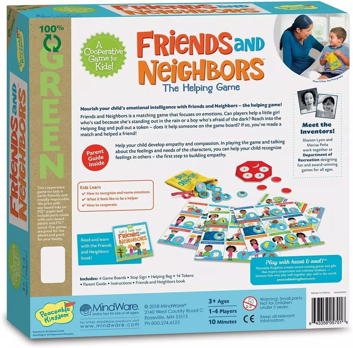 Edukacinis stalo žaidimas „Friends & Neighbors”