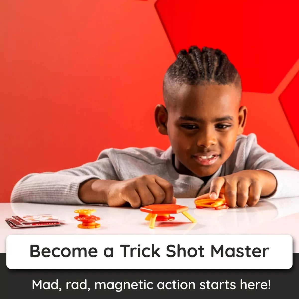 Magnetinių triukų rinkinys „Magshuto: Flamepiercer“