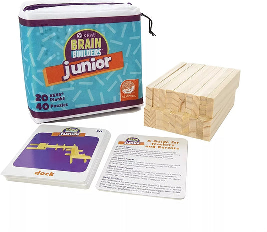 KEVA konstravimo rinkinys „Brain Builders Jr.“