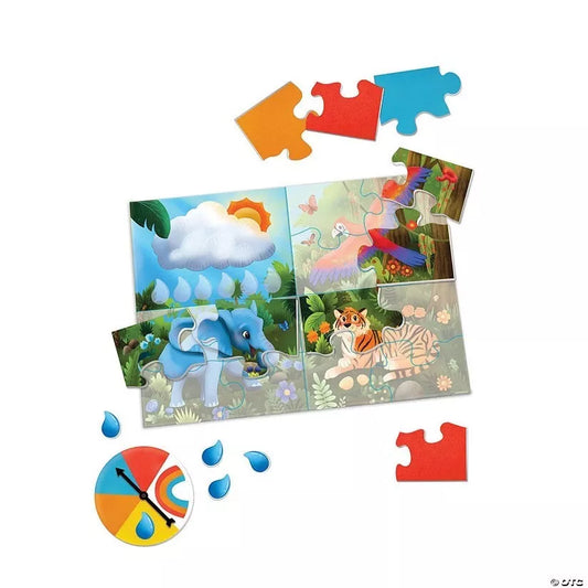 Bendradarbiavimo žaidimas-dėlionė „Raindrop Forest“