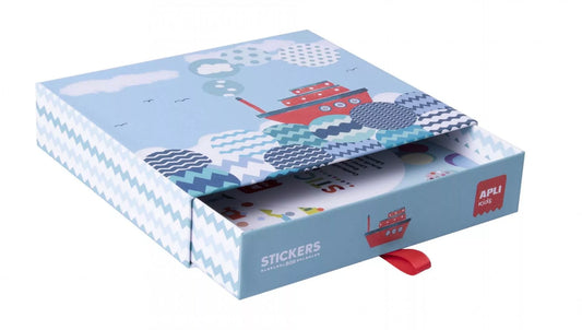 Apli Kids lipdukų žaidimas LAIVAS