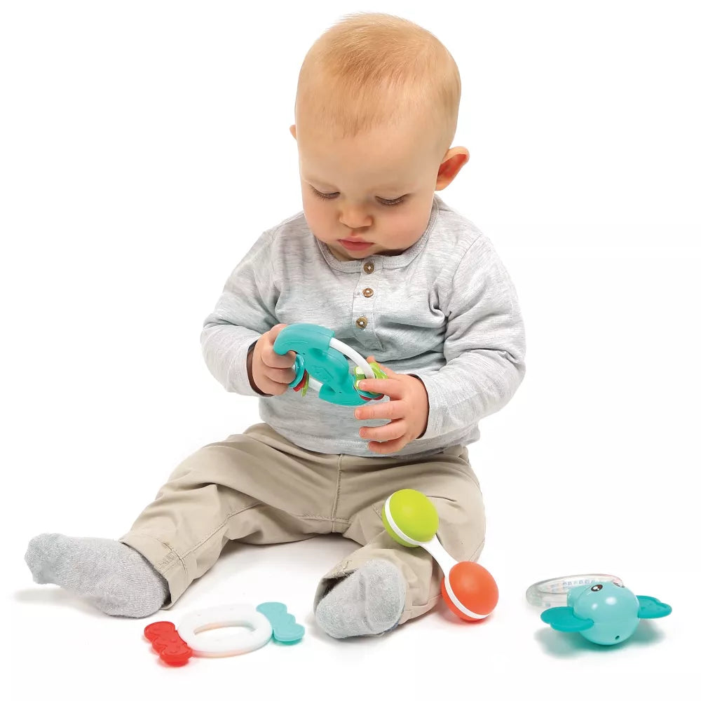 LUDI Baby Rattle Set