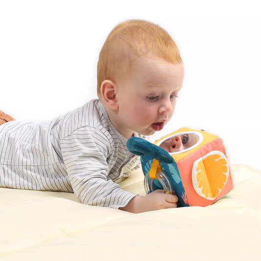 LUDI medžiaginis veiklos kubas, lapeliai