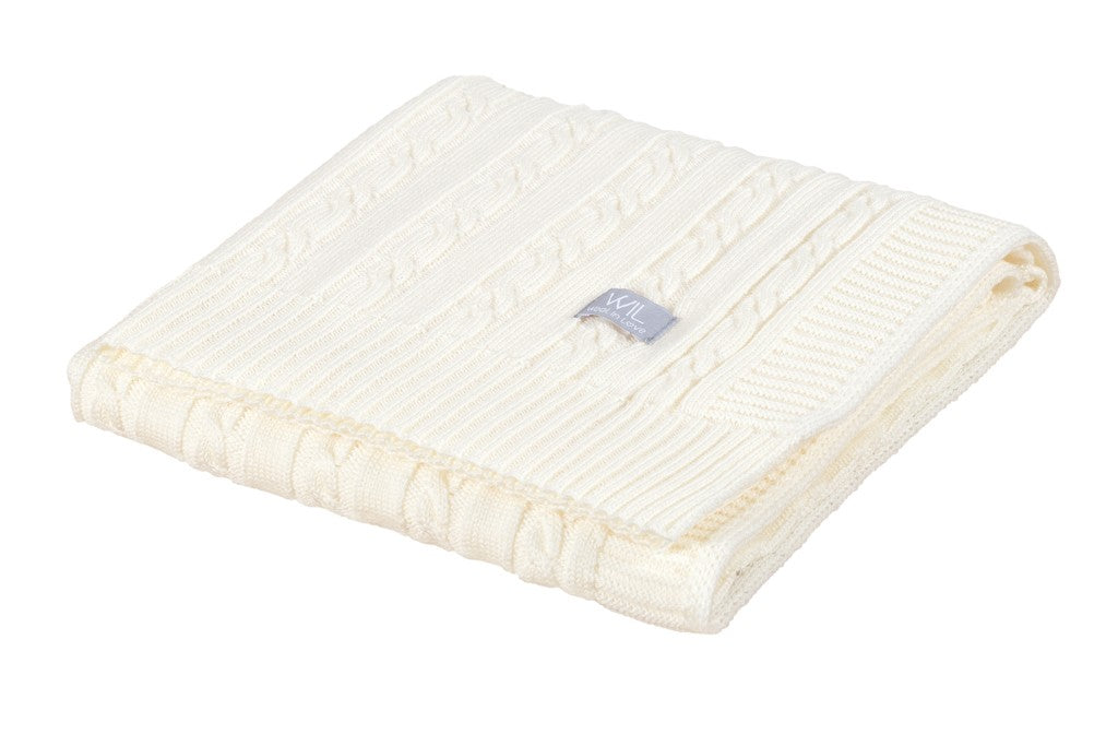 Merino wool baby blanket HOPE