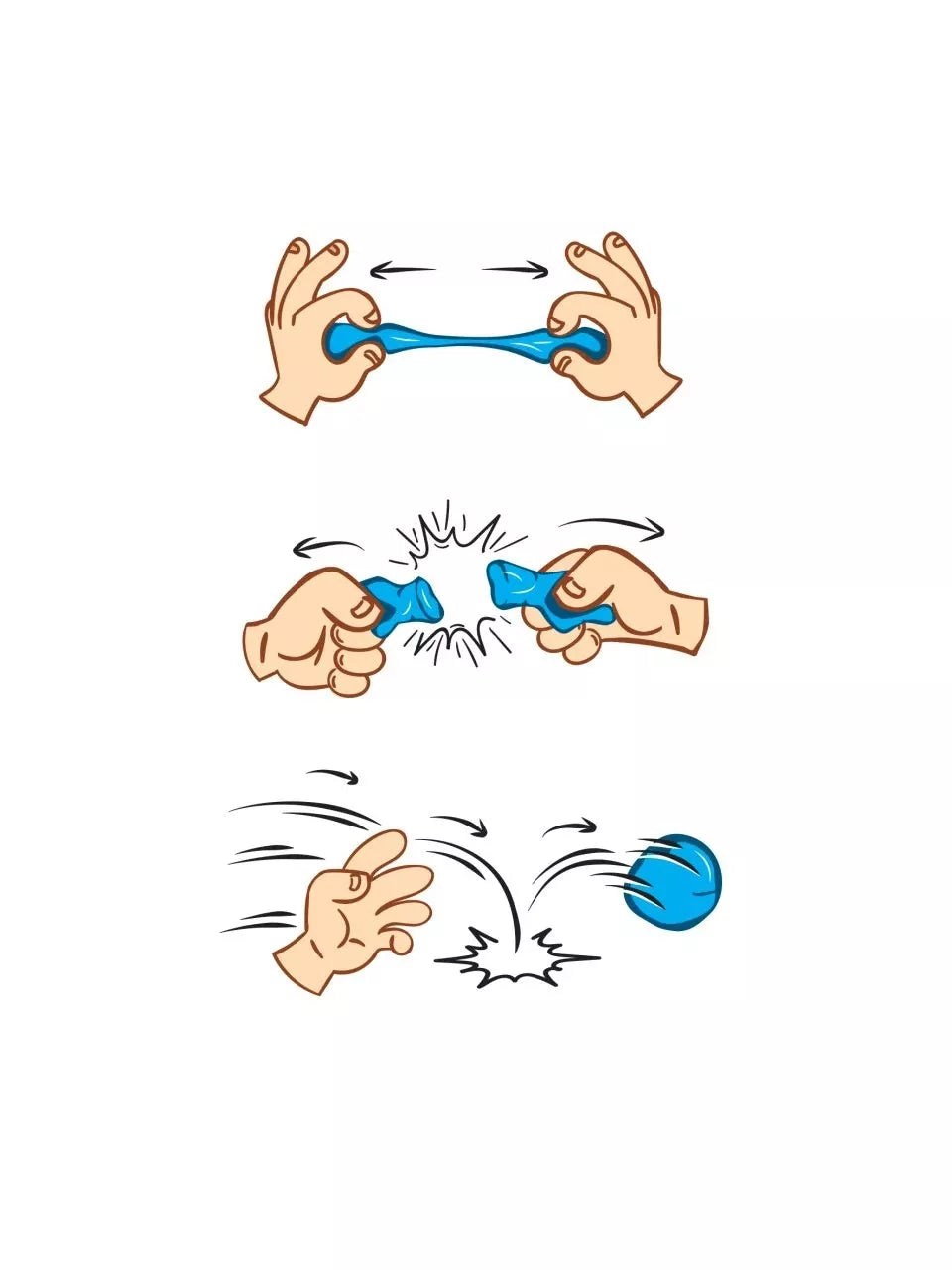 Red Castle šokinėjantis modelinas, mėlynas 30 g