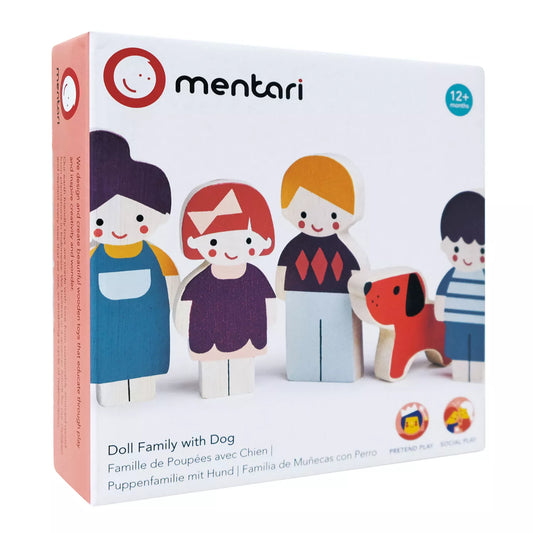 Mentari Lėlių šeimynėlė su šuniuku