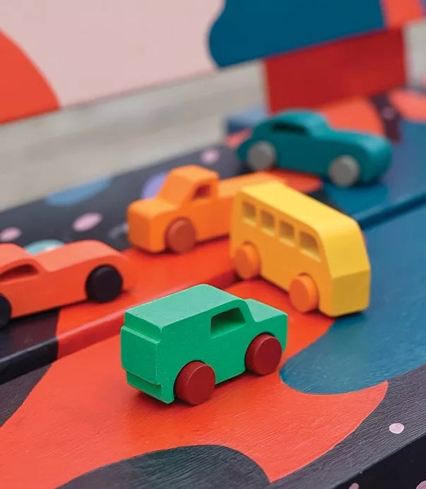 Mentari Spalvotų mašinų rinkinys