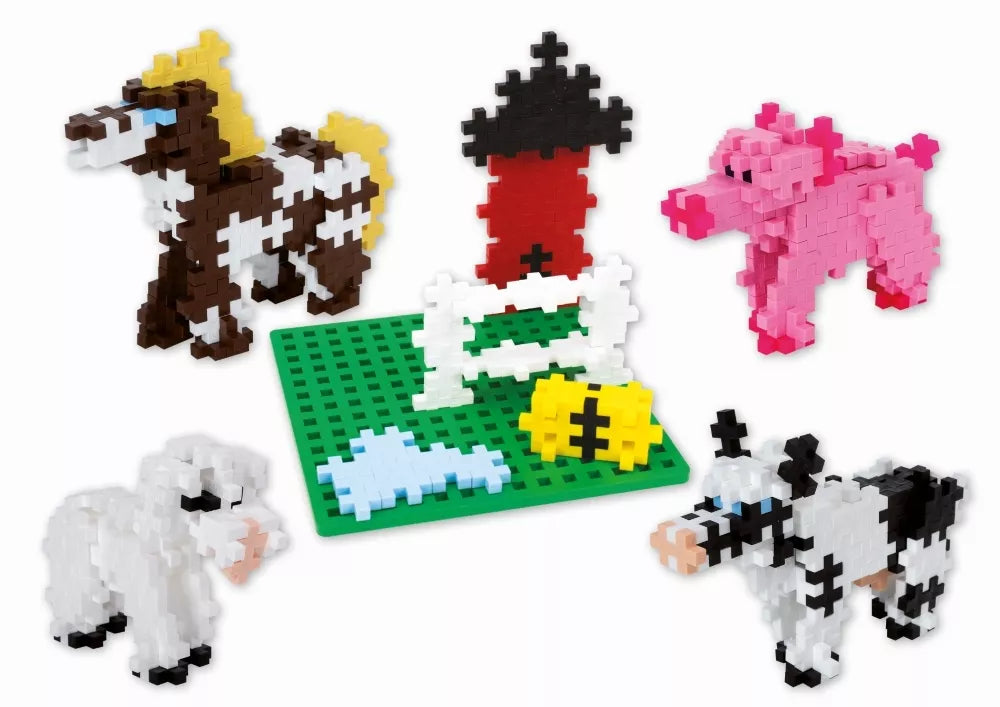 PLUS PLUS Construction Set FARM + Base