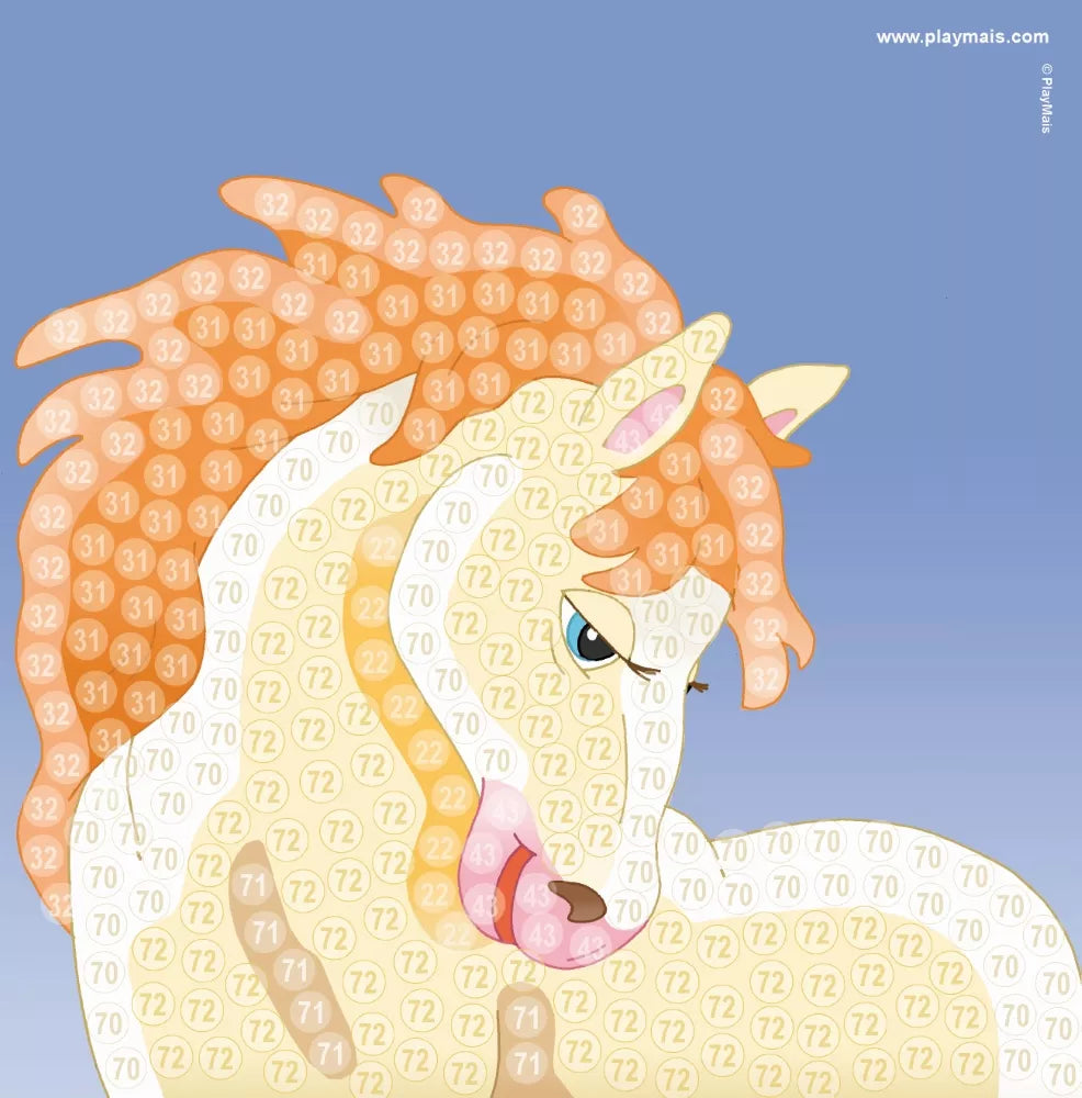 PlayMais žaidimas mozaika 3000, Žirgai