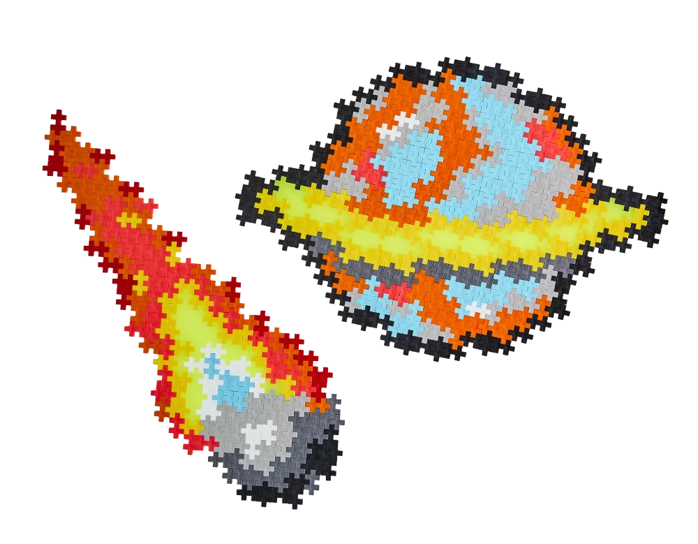 Plus Plus dėlionė pagal skaičius KOSMOSAS, 500 det.