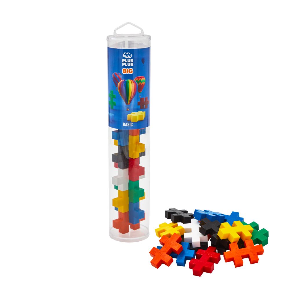 Plus Plus konstruktorius, DIDELĖS, 15, pagrindinės spalvos