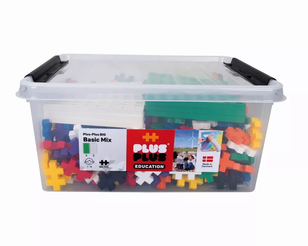 Plus Plus konstruktorius, DIDELĖS, 400 det.+pagrindukai