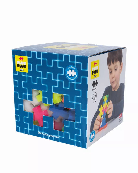 Plus Plus konstruktorius, DIDELĖS, neoninės, 100