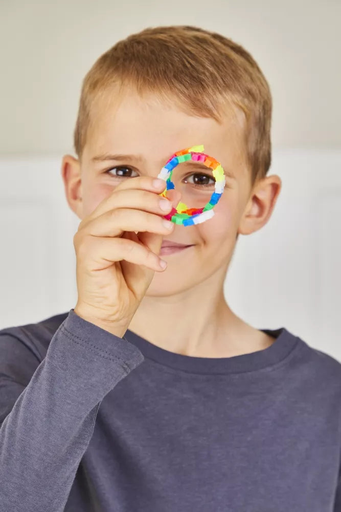 Plus Plus konstruktorius, neoninių spalvų, 600 det.