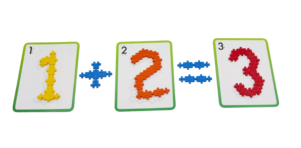 Plus Plus konstruktorius, Mokausi ABC ir 123, 600 det.