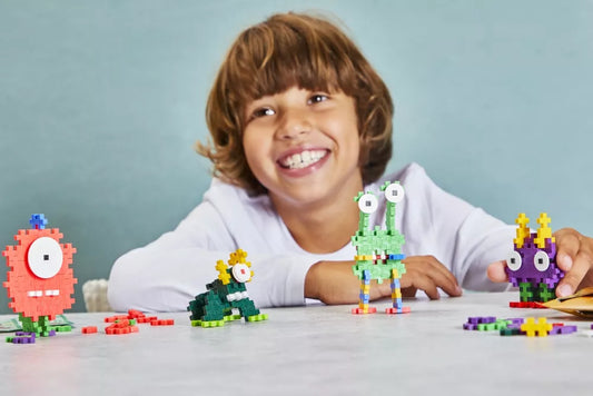 Plus Plus konstruktorius, Monstriukas, violetinis