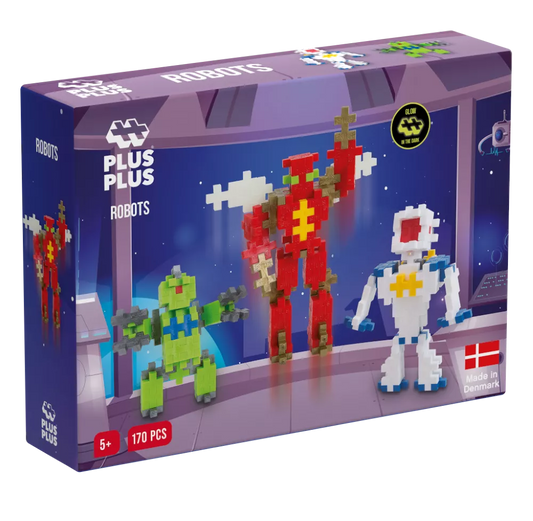 Plus Plus konstruktorius, Robotai, Mini neoninės 170