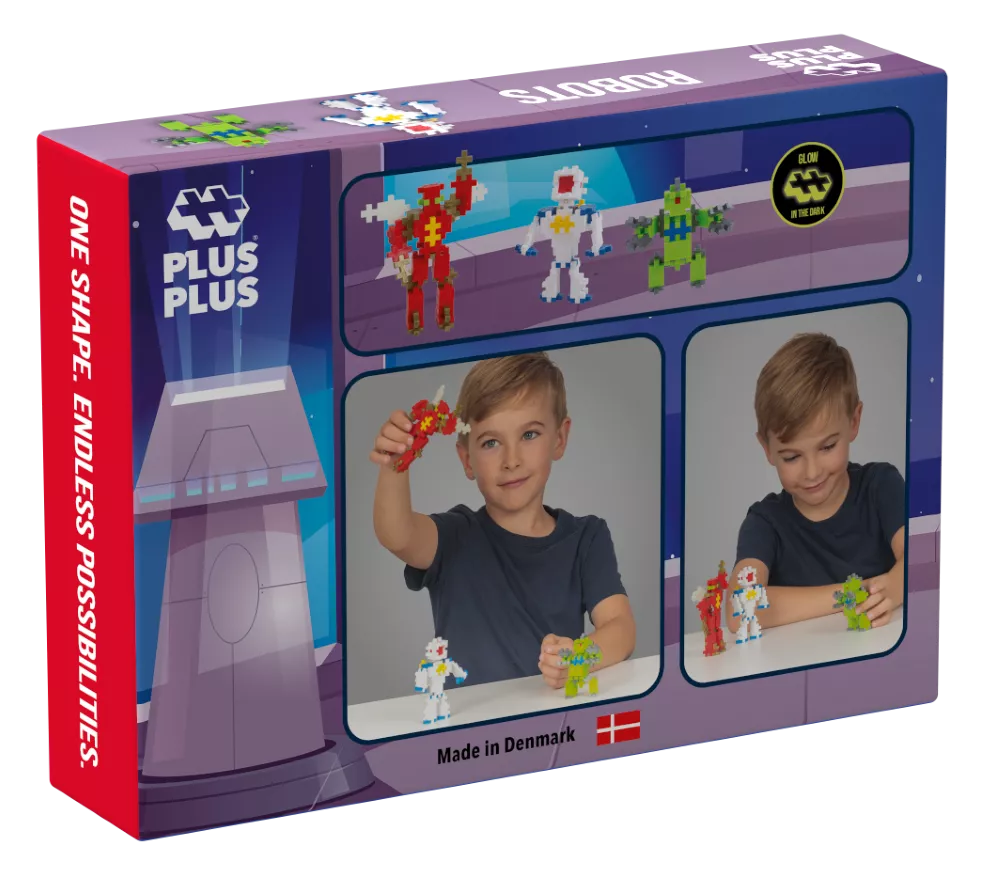 Plus Plus konstruktorius, Robotai, Mini neoninės 170