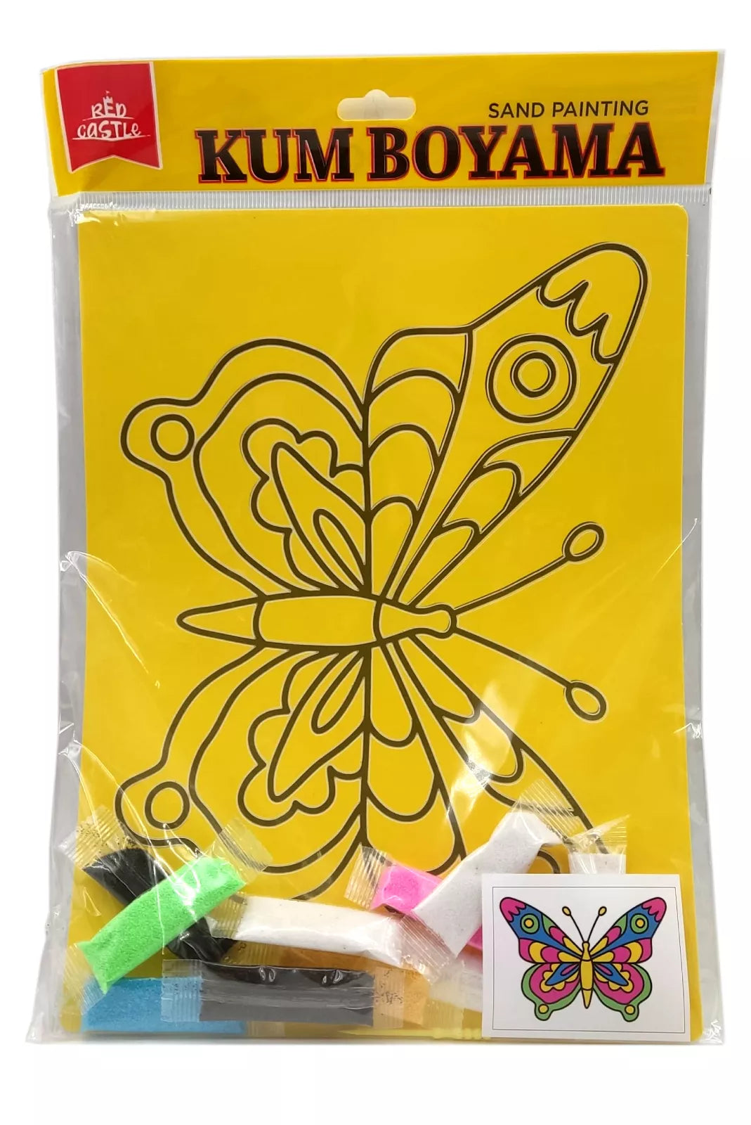 Red Castle kūrybinis smėlio rinkinys, 275x205 mm, Drugelis