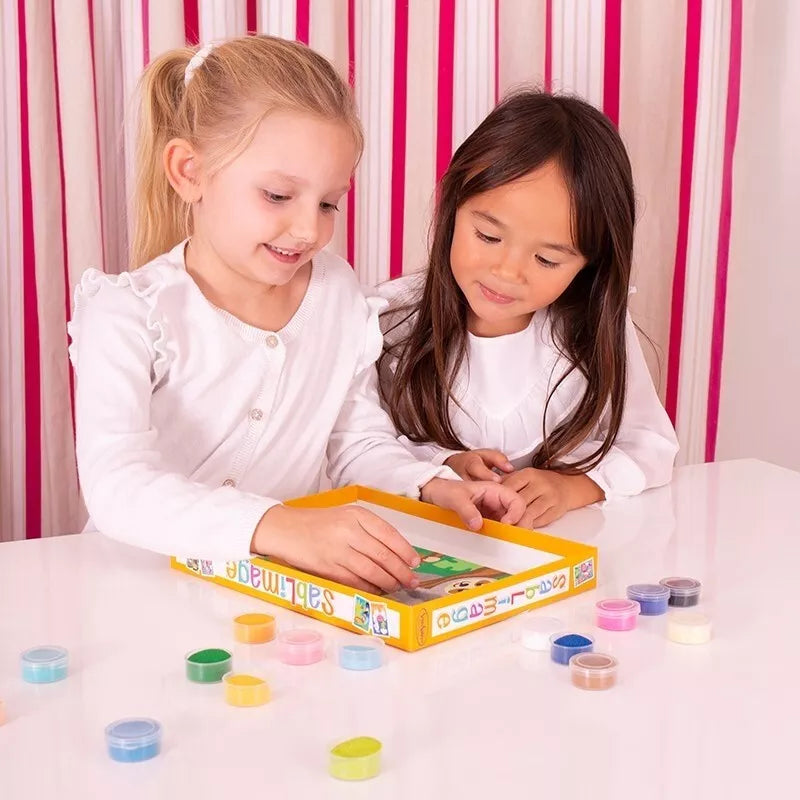 Kūrybinis smėlio rinkinys „Drugeliai“