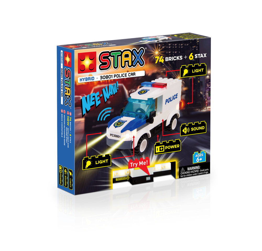 STAX Hybrid Signalizuojantis policijos automobilis