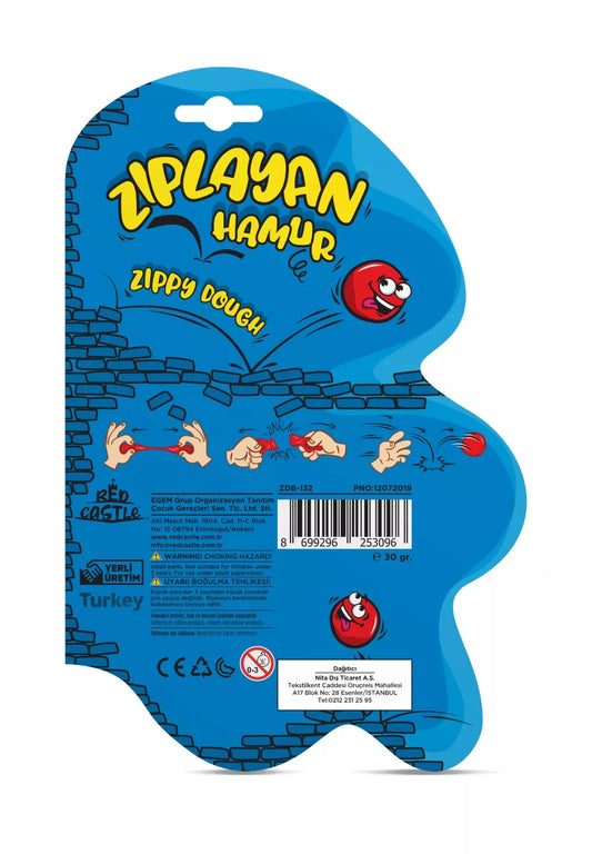 Red Castle šokinėjantis modelinas, raudonas 30 g