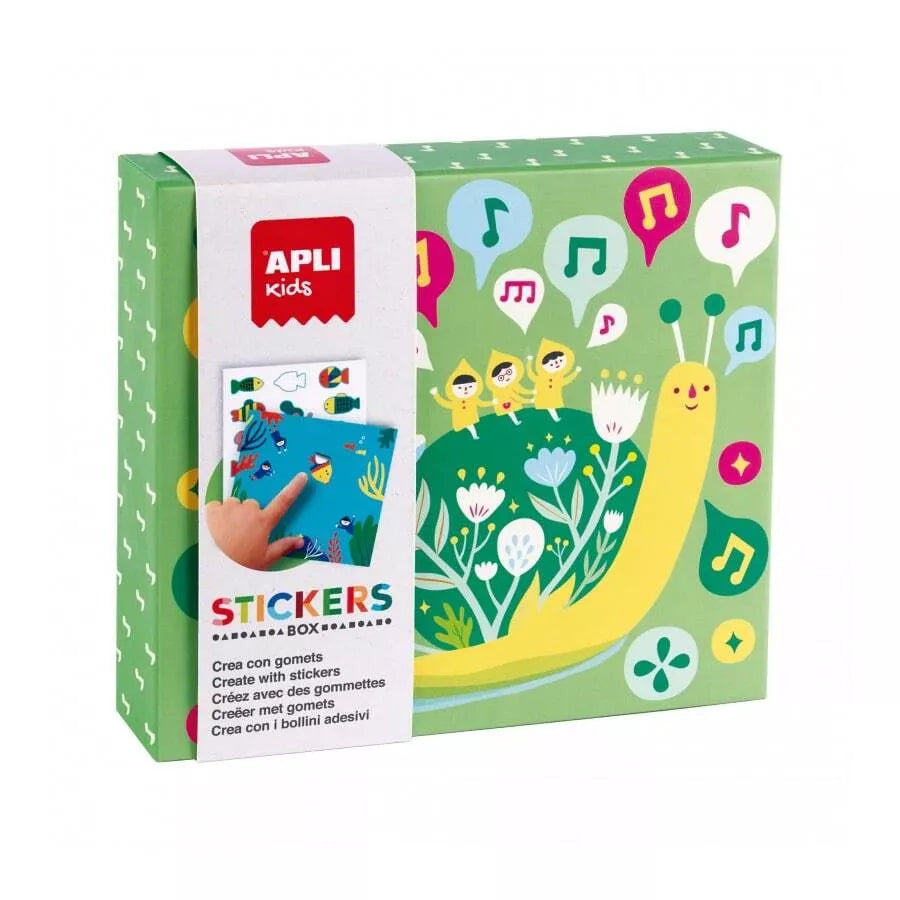 Apli Kids lipdukų žaidimas MAŽYLIAI