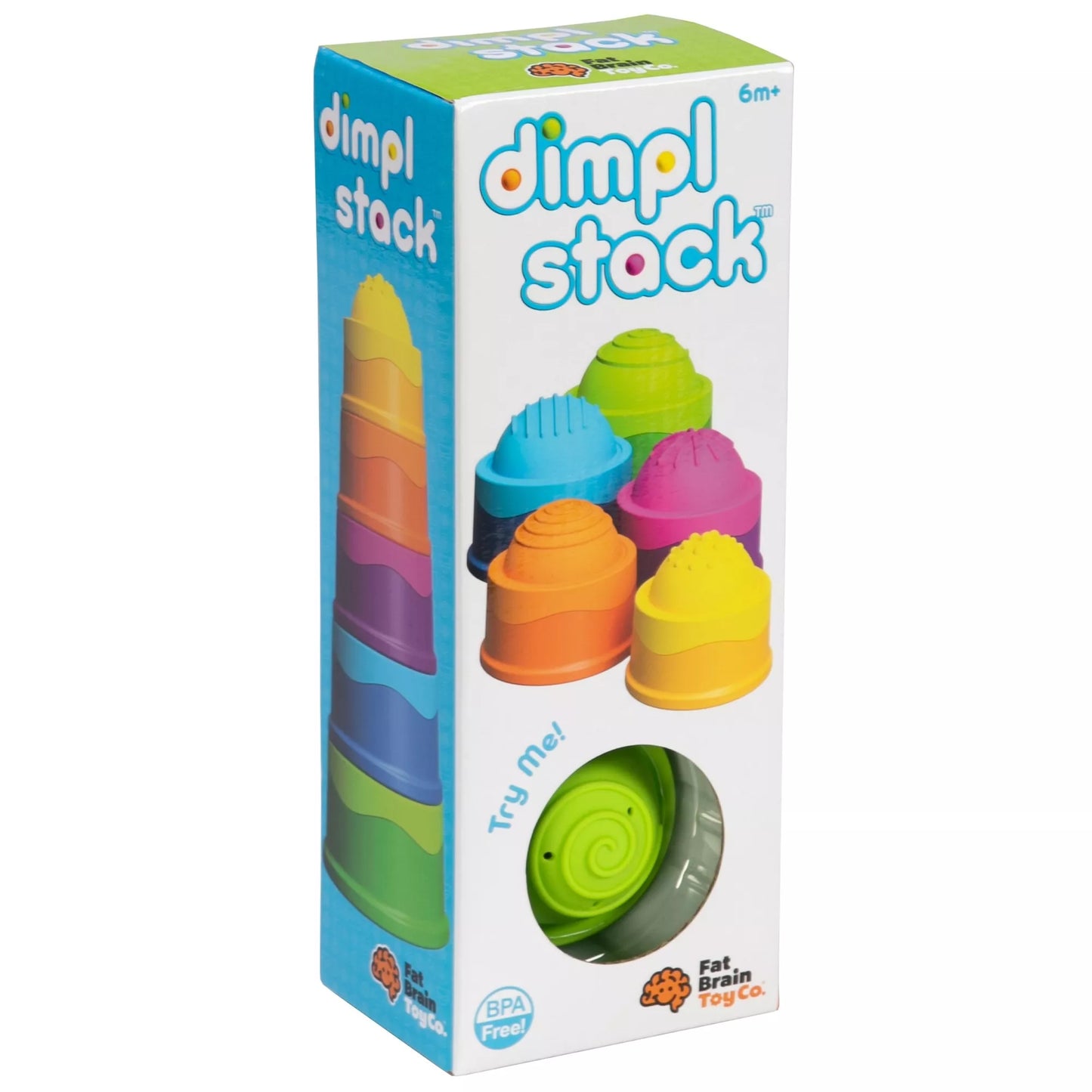 Sensory toy 'Dimpl Stack'