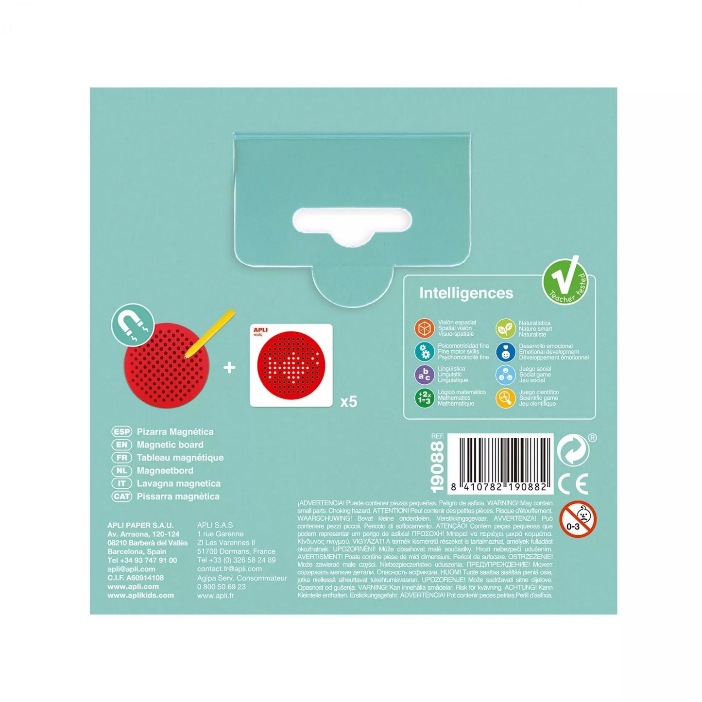 Apli žaidimas „Stebuklinga magnetinė lenta” (apvali)