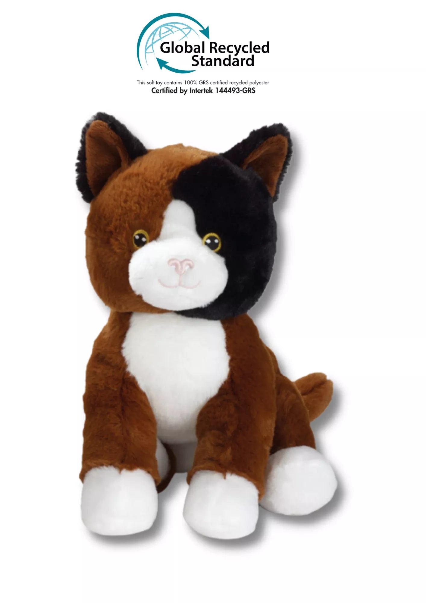 Pliušinis žaislas rudas katinas (22 cm)